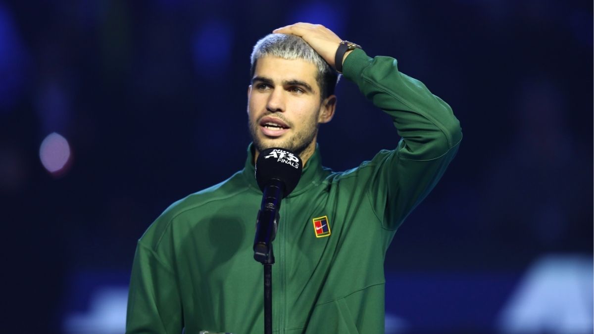 Carlos Alcaraz, baja para la Final 8 de la Copa Davis en Bolonia por molestias en el isquiotibial