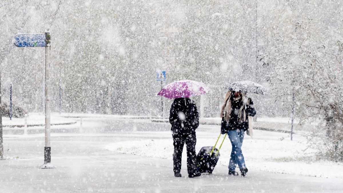Once comunidades en alerta por nieve, oleaje y/o viento de hasta 100 kilómetros por hora