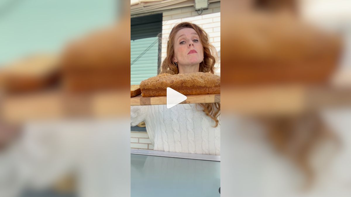 El bizcocho de calabaza con crumble de María Castro que es una delicia