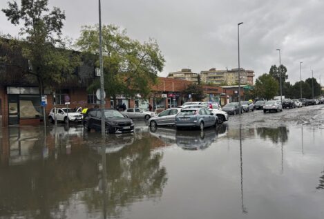 Las lluvias anegan numerosas zonas de Cáceres y obligan a cerrar sus parques