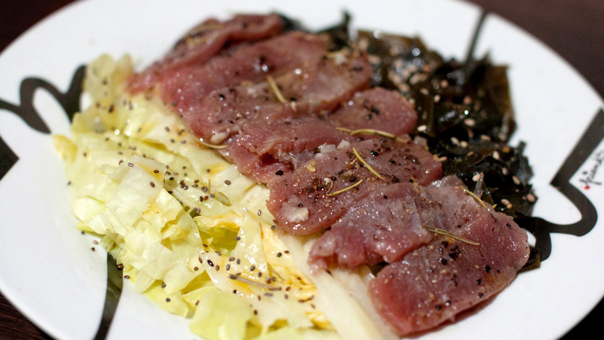 Carpaccio de bonito, una receta que permite combinar con cientos de aliños