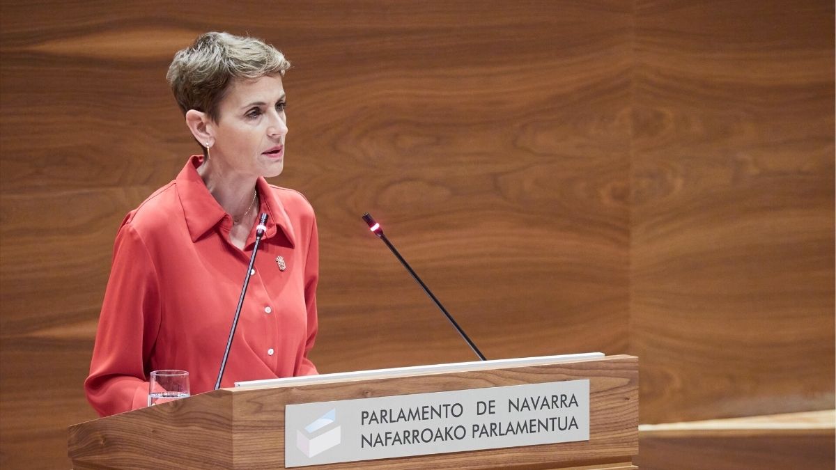 Chivite dice que el informe de la UCO «en nada señala» al Gobierno de Navarra