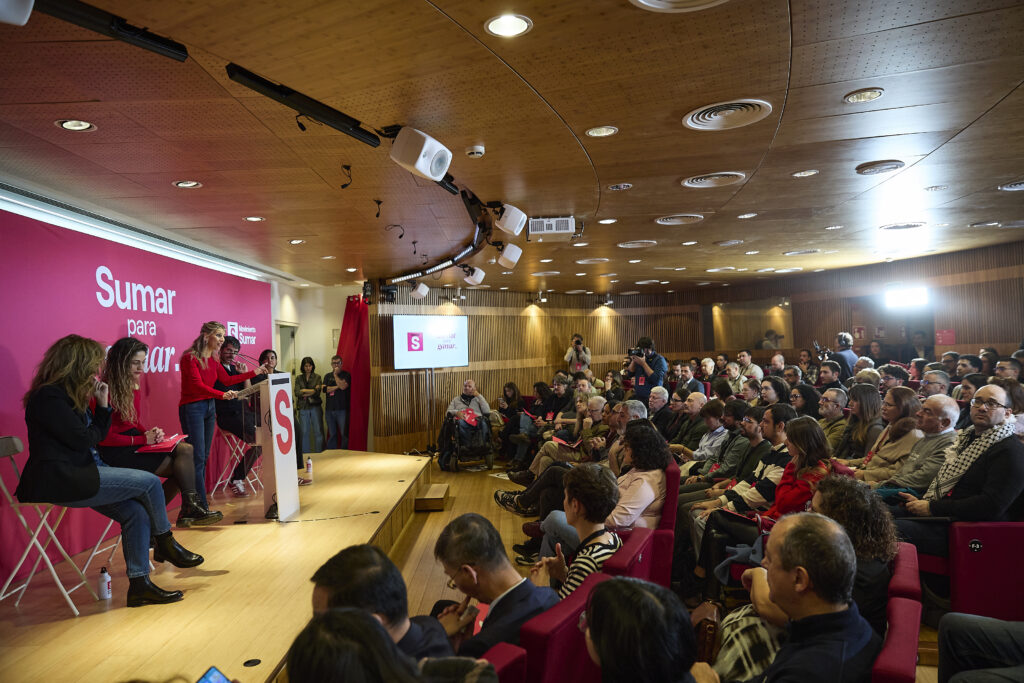 Yolanda Díaz en la conferencia política de Sumar del 22 de noviembre de 2025