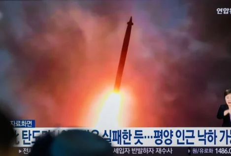 Corea del Norte lanza un misil balístico hacia el mar de Japón por las sanciones de EEUU