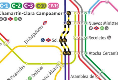 Cortes en Cercanías entre Atocha, Sol y Nuevos Ministerios en los próximos dos meses