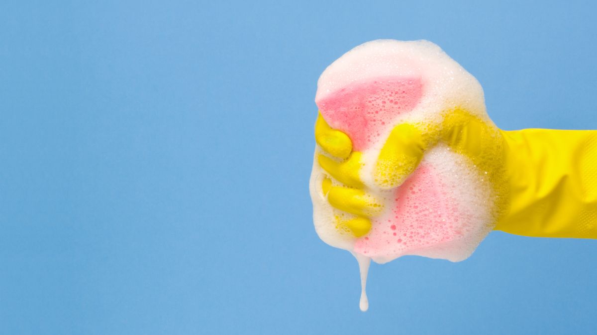 Usas mal la esponja de cocina: una ingeniera en alimentos explica cada cuánto desinfectarla