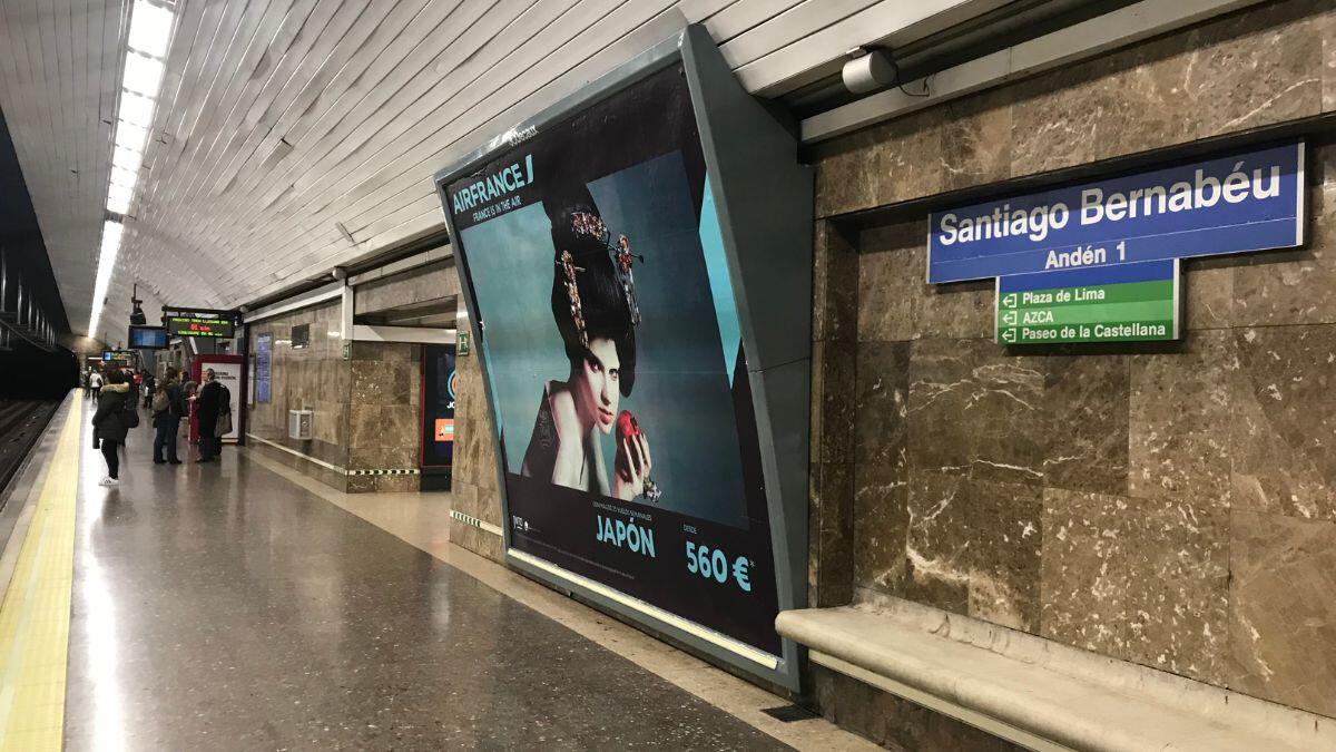 La estación de metro Santiago Bernabéu cambia de nombre tras 80 años