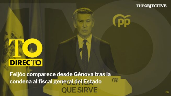 DIRECTO | Feijóo comparece desde Génova tras la condena al fiscal general del Estado