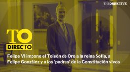 DIRECTO | Felipe VI impone el Toisón de Oro a la reina Sofía, a Felipe González y a los 'padres' de la Constitución vivos