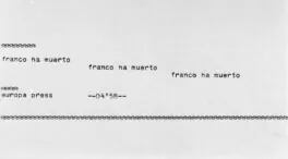 'Franco ha muerto': la historia detrás del teletipo con el que Europa Press dio la primicia mundial