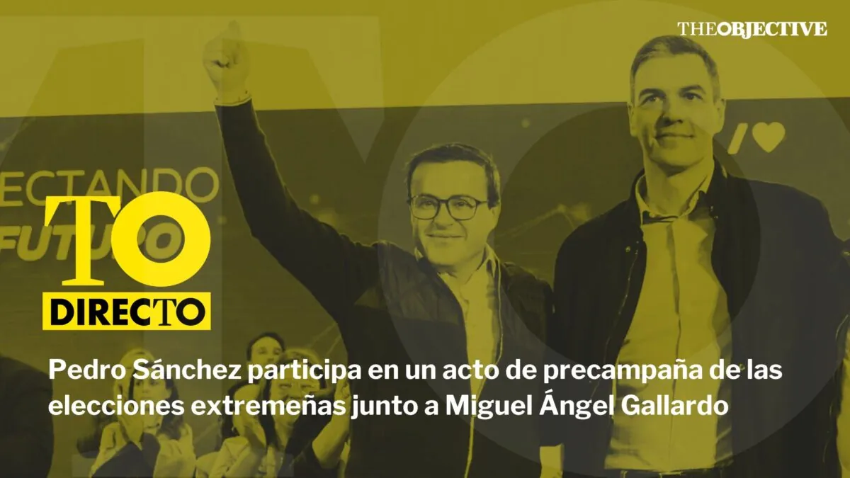 DIRECTO | Sánchez participa en un acto de precampaña de las elecciones extremeñas junto a Gallardo