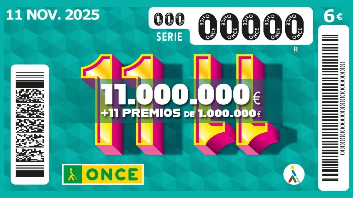 Horario del Sorteo del 11 del 11 de la ONCE: dónde ver por televisión y en vivo online hoy