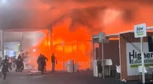 Un incendio obliga a desalojar la cumbre del clima en Brasil
