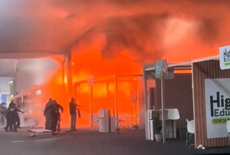 Un incendio obliga a desalojar la cumbre del clima en Brasil