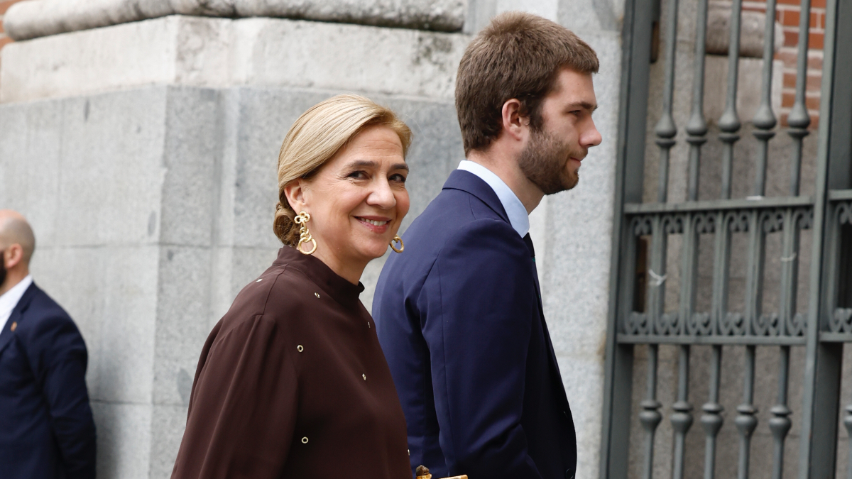 Cristina ya conoce a Sophia, la novia de su hijo Juan: la infanta aprovechó su ‘cita’ con Carlos III