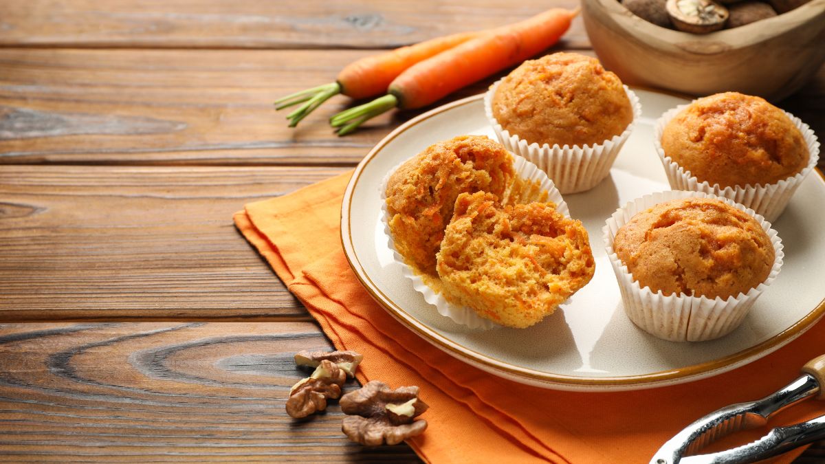 Las magdalenas de zanahoria y nueces que hago los fines de semana: «Están esponjosas»