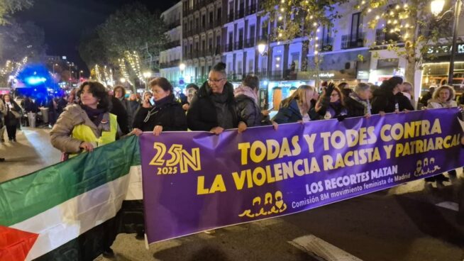 Manifestación de la Comisión 8-M en Madrid: «Nos están asesinando»