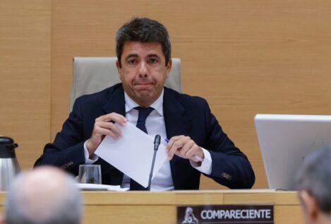 La comparecencia de Mazón en la comisión sobre la dana del Congreso, en imágenes