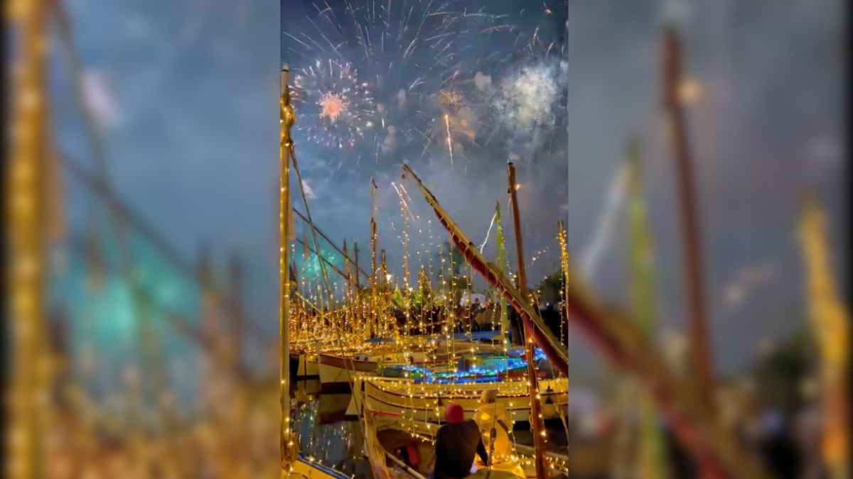 Sanary sur Mer: el mercadillo navideño entre canoas que flota en el Mediterráneo