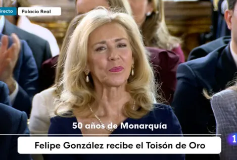 Ni la reina Sofía ni Letizia: Mar, la mujer de Felipe González y su gran lección de estilo en el Toisón