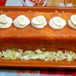 Pastel de salmón ahumado espinacas y puerro