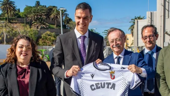 Sánchez inaugura una obra de Acciona en Ceuta en pleno 'caso Cerdán'