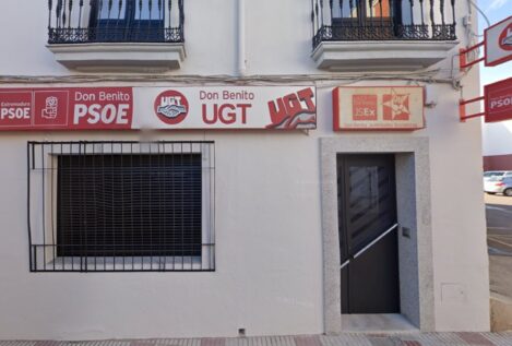 El PSOE de Don Benito usa como sede un inmueble público propiedad de la Junta