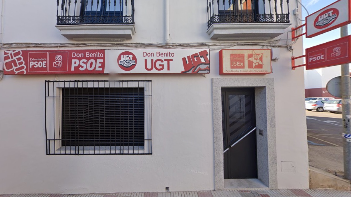 El PSOE de Don Benito usa como sede un inmueble público propiedad de la Junta