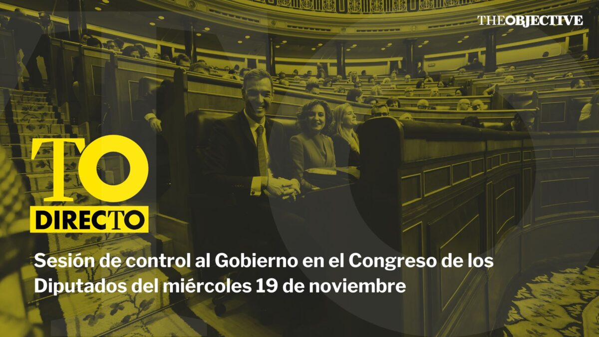 DIRECTO | Sesión de control al Gobierno en el Congreso del miércoles 19 de noviembre