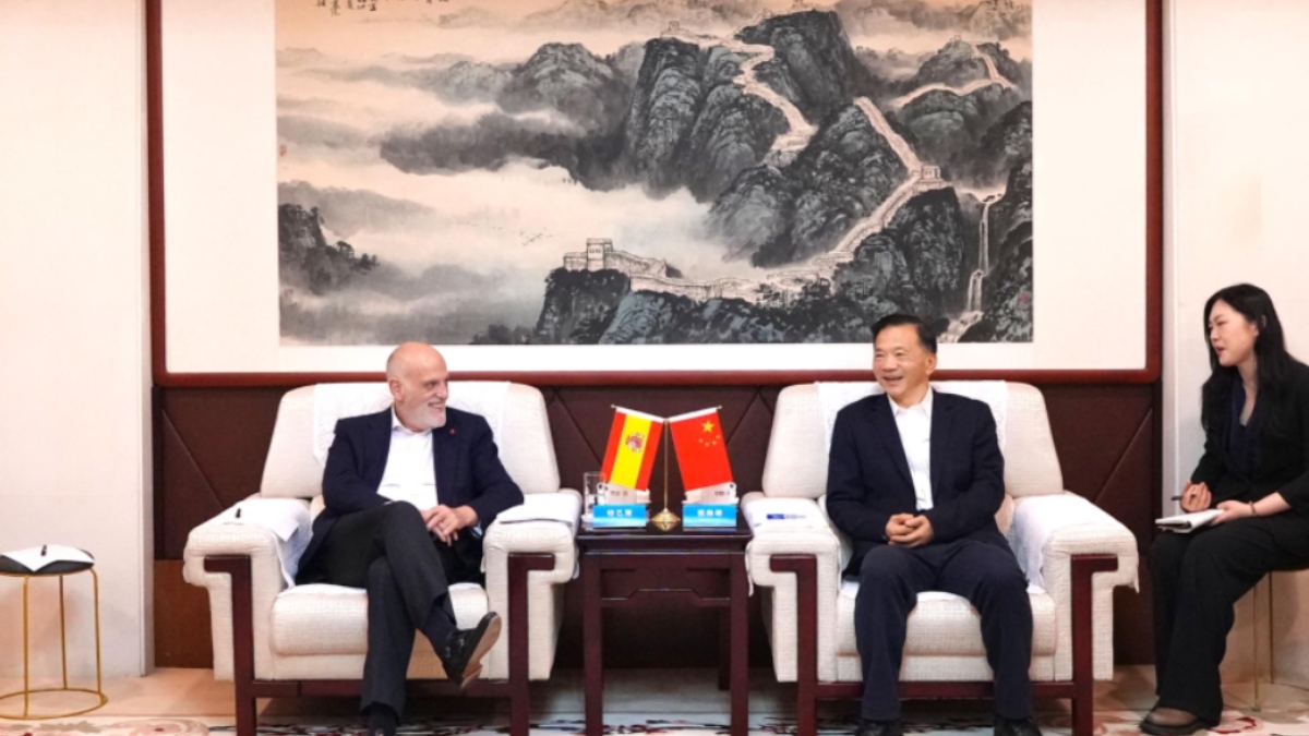 Javier Tebas refuerza el liderazgo de LaLiga en China