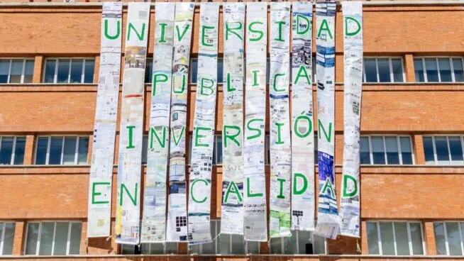 Arranca la huelga universitaria en Madrid con protestas de estudiantes y profesores