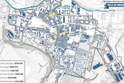 Durango homenajea a las víctimas de ETA con la instalación de placas conmemorativas