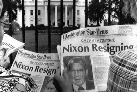 Presumen del Watergate pero apoyan a Nixon