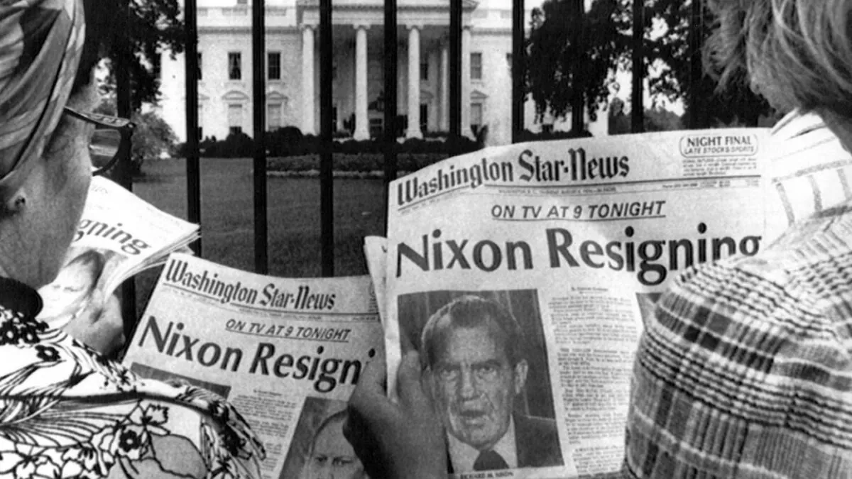 Presumen del Watergate pero apoyan a Nixon