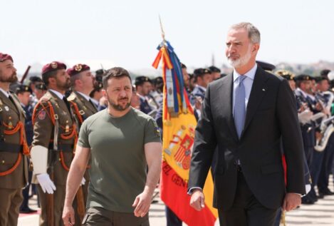 Zelenski se reunirá con el Rey el martes antes de su encuentro con Sánchez en Moncloa