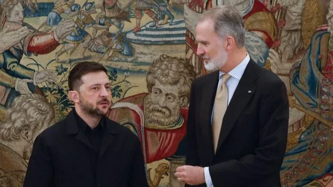El Rey traslada a Zelenski el apoyo de España frente a Rusia y en su adhesión a la UE