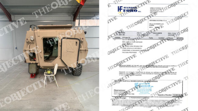 Patinazo de la Policía en Ávila: la tanqueta militar con ametralladora se alquila para películas