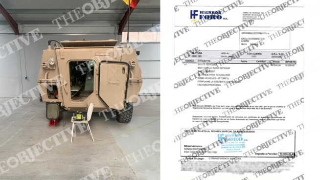 Patinazo de la Policía en Ávila: la tanqueta militar con ametralladora se alquila para películas