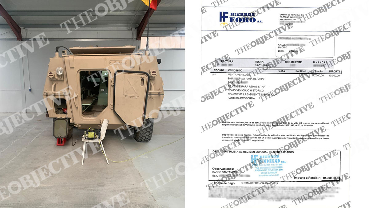 Patinazo de la Policía en Ávila: la tanqueta militar con ametralladora se alquila para películas