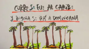 La viñeta sobre... Begoña se va al Caribe