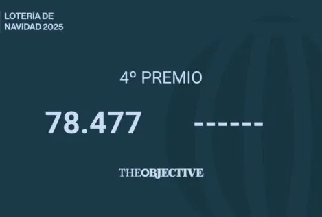 78.477: primer cuarto premio de la Lotería de Navidad