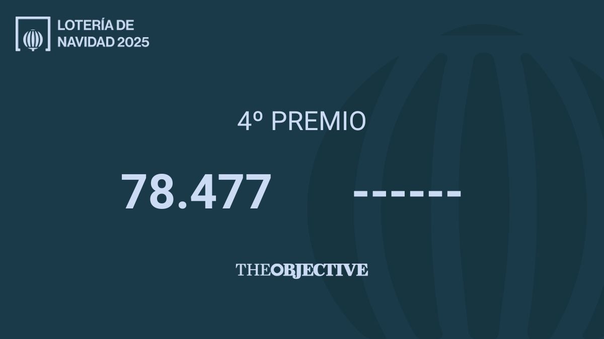 78.477: primer cuarto premio de la Lotería de Navidad