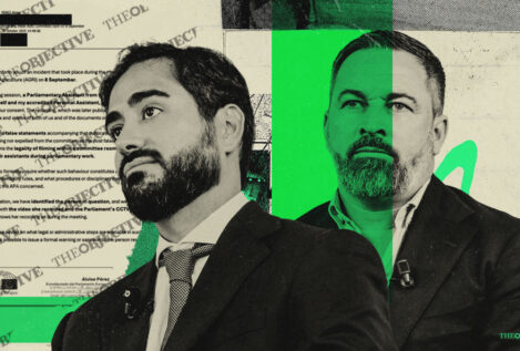 Alvise denuncia que Vox le graba vídeos en la Eurocámara que luego sube a redes sociales