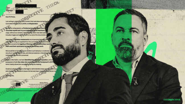 Alvise denuncia que Vox le graba vídeos en la Eurocámara que luego sube a redes sociales