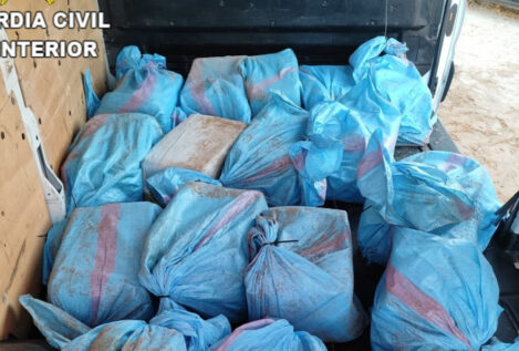 Abortado un alijo de 410 kilos de cocaína en Barbate (Cádiz) con dos detenidos