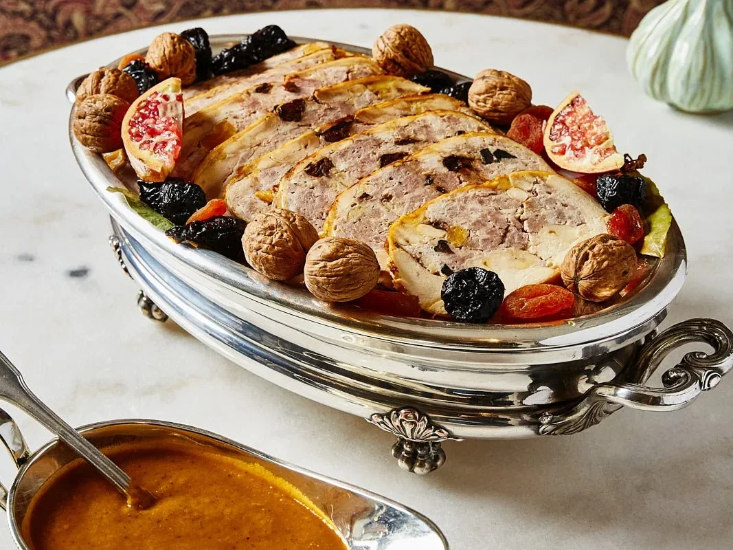 Uno de los platos del menú navideño de Cristina Oria. Cristina Oria