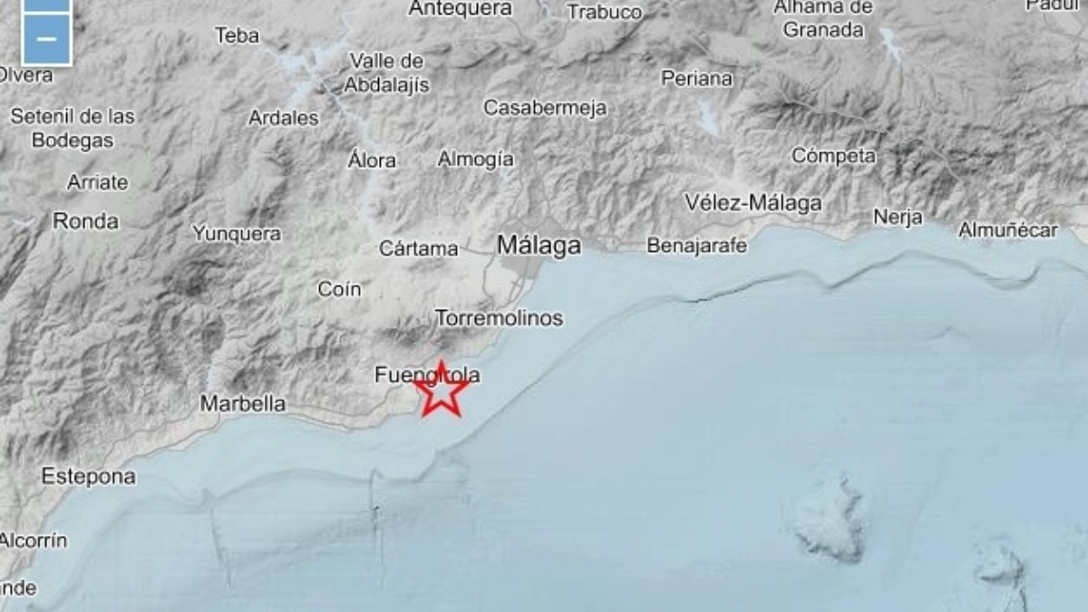 Registrado un terremoto de 4,2 con epicentro en Fuengirola, sentido en Sevilla y Córdoba