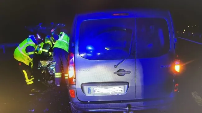 Muere una mujer en un accidente de tráfico en Orense y su marido fallece al enterarse