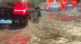 El temporal deja lluvias intensas en Málaga, en alerta naranja por viento y precipitaciones