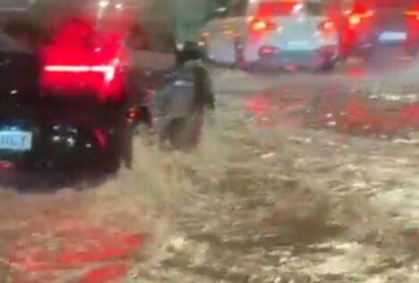 El temporal deja lluvias intensas en Málaga, en alerta naranja por viento y precipitaciones